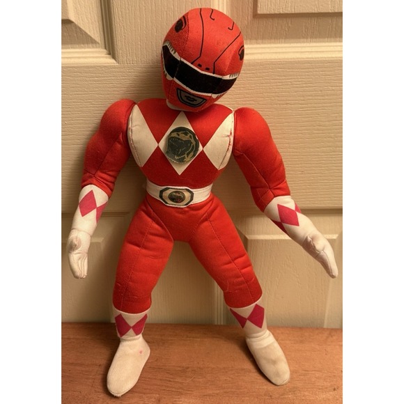 Kid Dimension Other - VTG 1994 Mighty Morphin Power Rangers Red Plush 19" MOVABLE ARMS Ranger